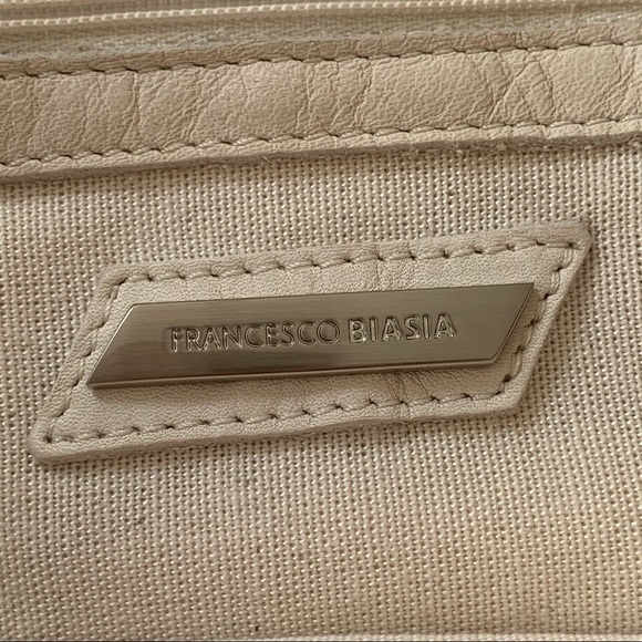 NWOT - Francesco Biasia pink suede crossbody bag - Picture 13 of 14